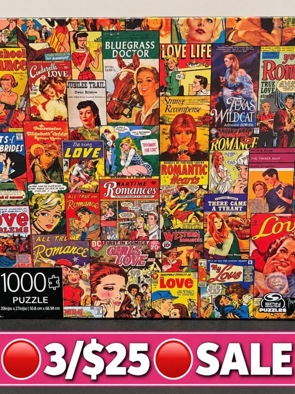 Cardinal Romance Comics 1000 Piece Puzzle SALE🔴3/$25!